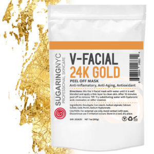 Vajacial Mask 24K Gold with Gold Micro Elements V-Facial by Sugaring NYC 7oz 200g