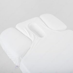 GreenLife 4 Motor Luxury Electric Massage Table Spa Bed Facial Treatment Bed Adjustable Single Panel Silverfox 2249, White - Image 4