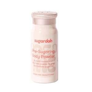 Sugardoh Pre-Wax Body Powder - Plant-Based & Talc-Free, Handmade Skin Prep Powder for Sugar Waxing Kit for Women - Pre-Sugaring Preparation to Absorb Moisture & Oil for Easy Hair Removal - 0.75 oz