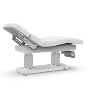 GreenLife 4 Motor Luxury Electric Massage Table Spa Bed Facial Treatment Bed Adjustable Single Panel Silverfox 2249, White - Image 3