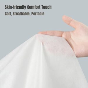 100 PCS Disposable Massage Table Sheets Spa Bed Covers 71"x31" -Non Woven Fabric Waterproof Protector for Waxing, Tattoo, Beauty Salon,Facial, Esthetician Table Bed (White) - Image 4