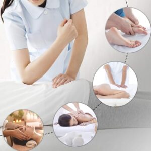 BestMassage Massage Bed Portable Massage Table 24 inche Wide Lash Bed Heigh Adjustable 2 Folding Spa Table with Non-Woven Bag for Spa Footmassage Facial CareSpa Tattoo - Image 5
