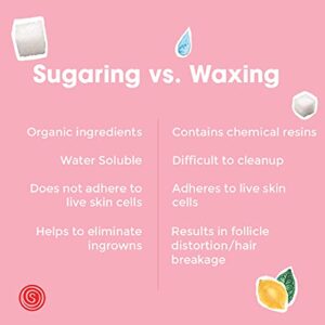 Sugaring Paste Organic Waxing for Legs, Bikini, Brazilian, Arms + Sugaring NYC Applicator - Image 8
