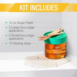 GiGi Sugar Bare Sugaring Kit - Gentle Formula, For Face and Body, with Non-Allergenic Ingredients, 1-pack - Image 3