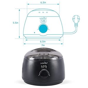 waxkiss Digital Hair Removal Warmer with See-Through Lid and 14oz Pot - Image 3