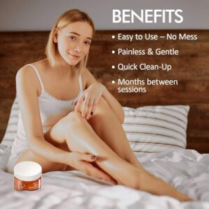 MOOM Sugar Pro - Organic Sugar Wax Hair Removal, Personal & Professional for Men & Women, Body, Armpit, Face, Bikini Leg 100% Natural & Washable Sugaring Wax 12 oz (Strips/Sticks NOT Included) - Image 4