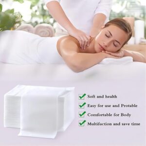 100Pcs Disposable Massage Table Sheets 31.5" x 71" Non-Woven Fabric Bed Covers for Ultimate Hygiene and Comfort in Massage, Tattoo, and Spa Treatments, Breathable and Durable Sheets(White) - Image 4