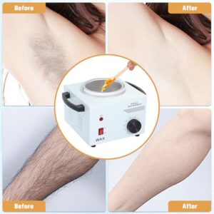 Podoy Wax Warmer for Hair Removal, Professional Single Wax Warmer Pot Melter, Adjustable Temperature, Compact and Portable, SPA Salon Equipment, 14 Ounce - Image 8