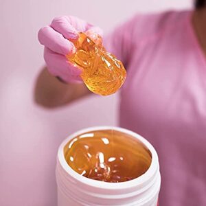 Sugaring Paste - Medium Grade Universal Paste for Large Areas, Back, Shoulders, Arms, Legs + Glove Set - Image 6