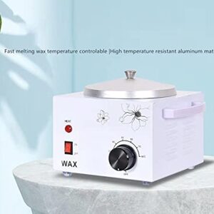 Single Pot Wax Warmer, Professional Electric Wax Heater Machine Facial Skin SPA Equipment with Adjustable Temperature Set - Image 5