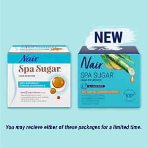 Nair Sugar Spa, Wax-Free Natural Sugaring Kit for Women - Body Hair Removal with Natural Ingredients for Legs, Underarms, and Bikini Area, 250mL - Image 3