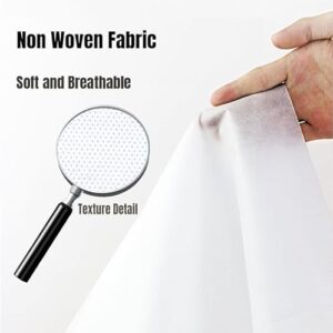 100 PCS Disposable Massage Table Sheets Spa Bed Covers 71"x31" -Non Woven Fabric Waterproof Protector for Waxing, Tattoo, Beauty Salon,Facial, Esthetician Table Bed (White) - Image 6