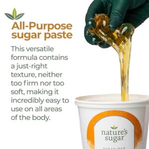 Nature’s Sugar Wax All-Purpose Sugaring Paste for Legs, Back, Arms, Chest - 32oz - Beginner-Friendly Sugar Wax Hair Removal for All Skin Types - Vegan & Cruelty-Free - Image 3