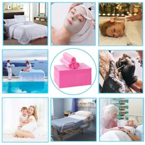 100 Pcs Disposable Bed Sheets 31" x 71" Massage Table Sheets Non Woven Fabric SPA Bed Cover Breathable for Massage Beauty Tattoos (100 Pcs Pink) - Image 6