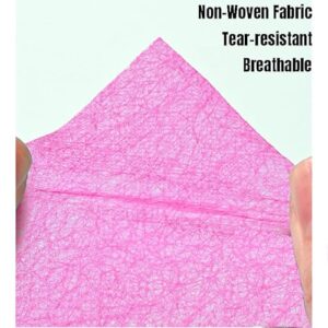 SHENKUAI 100 PCS Disposable Massage Table Sheets Spa Bed Covers 71"x31" -Non Woven Fabric Waterproof Protector for Waxing, Tattoo, Beauty Salon,Facial, Esthetician Table Bed (Pink) - Image 3