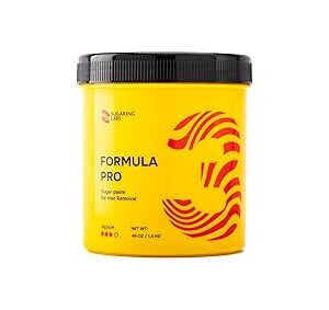Sugaring Paste FORMULA PRO for Hair Removal MEDIUM for All Hair Types, Brazilian bikini, Legs, Arms, Sugar Wax Kit 49 oz/ 3 lb