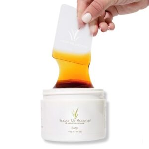 Sugar Me Smooth Body Sugar Wax – Gentle On Skin And Less Painful Hair Removal In A Simple System, No Strips, No Heat, Water Soluble All-Natural Solution For All Skin & Hair Types